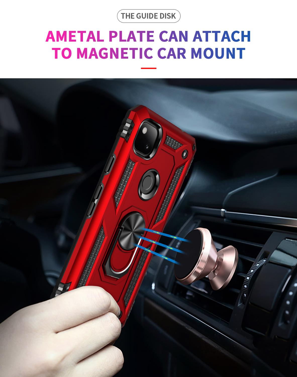 Mobile Phone Case For Google Pixel | Car Magnetic Metal Ring Stand Holder