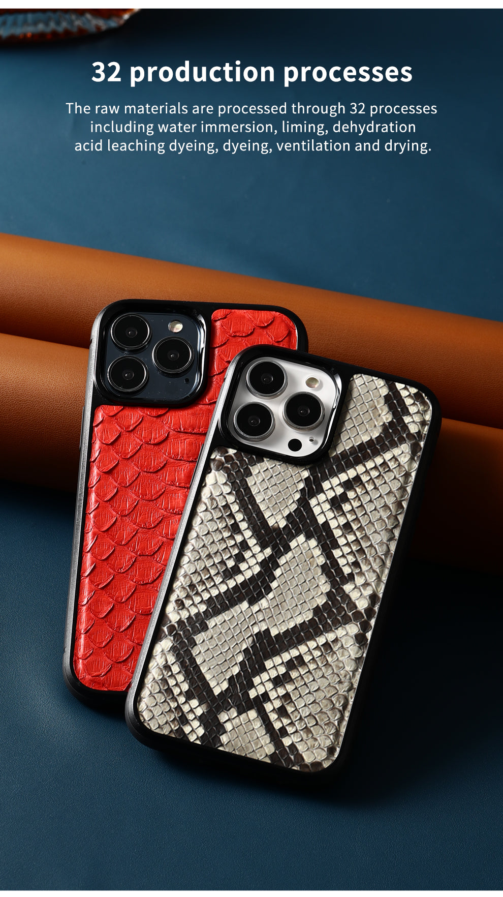Snake Skin Phone Case for iPhone 13 Series