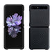Carbon Fiber Case For Samsung Galaxy Z Flip - PhoneWalletCases.com