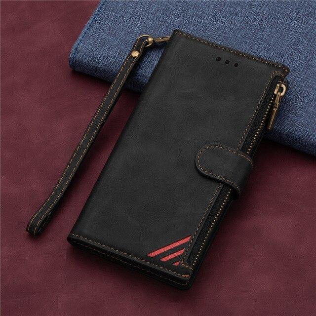 Luxury Zipper Wallet Case For iPhone - PhoneWalletCases.com