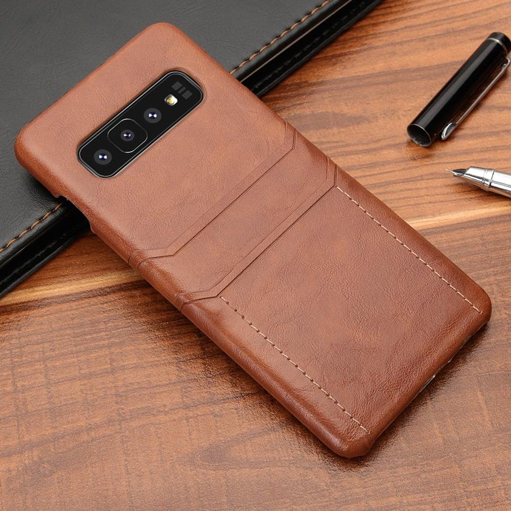 New Leather Wallet Phone Case For Samsung - PhoneWalletCases.com