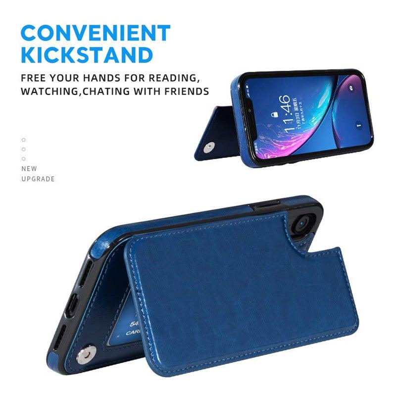 Luxury Slim Fit Business Wallet Cover For iPhone - PhoneWalletCases.com