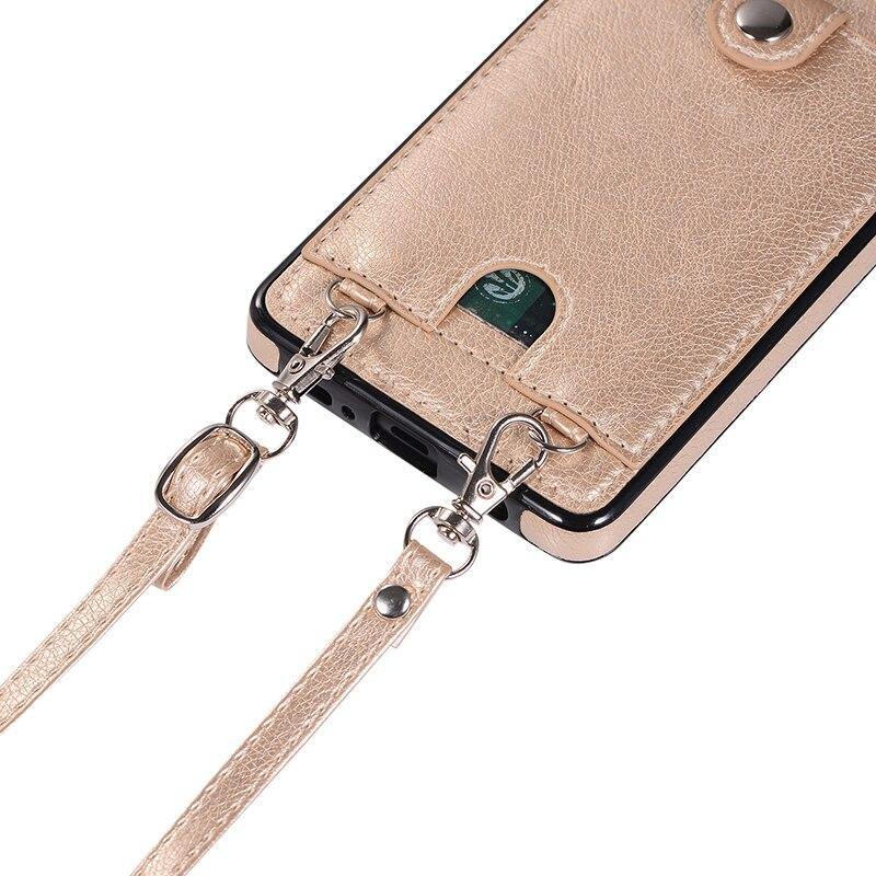 Shoulder Strap Mobile Phone hand Purse Holder For Samsung Galaxy - PhoneWalletCases.com