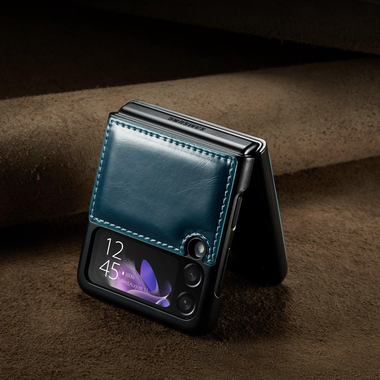 Luxury Wallet Case for Samsung Galaxy Z Flip - PhoneWalletCases.com