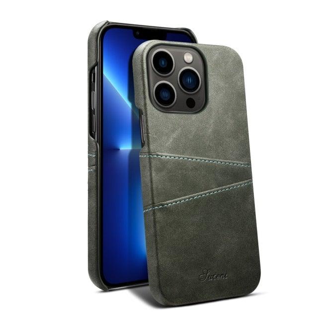 Protective Slim Wallet Case For iPhone - PhoneWalletCases.com